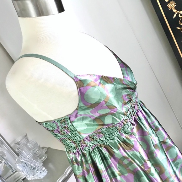 Satin Sundress Dress Small - Picture 5 of 6